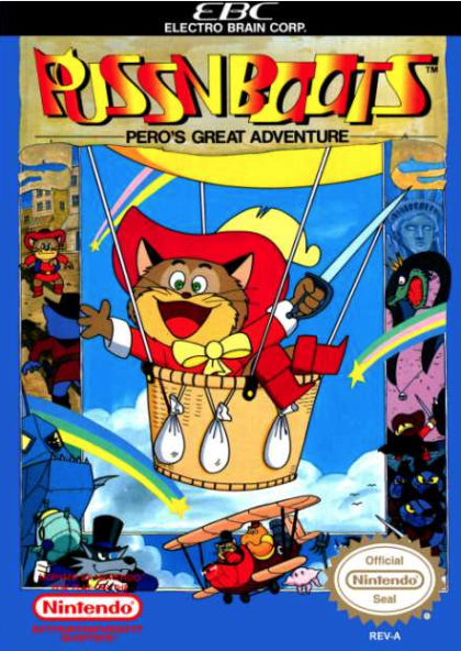 Puss N' Boots: Pero's Great Adventure - front cover Puss N' Boots: Pero's Great Adventure - front cover