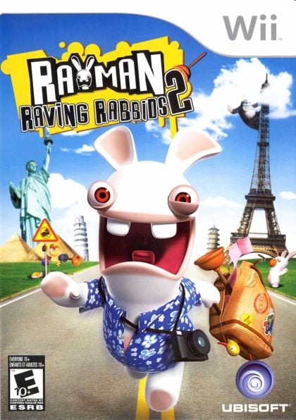 Rayman Raving Rabbids 2 - front cover