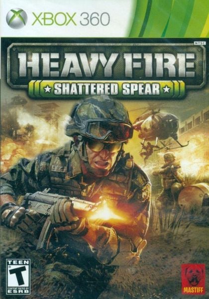 Heavy Fire: Shattered Spear - front cover Heavy Fire: Shattered Spear - front cover